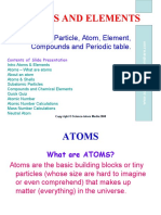Atoms and Elements 