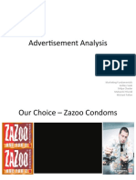 Advertisement Analysis: Marketing Fundamentals Ashley Saab Shilpa Chadar Maharshi Trivedi Michael Fallon