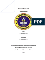 Kasus Fortofolio IGD Spinal Stenosis