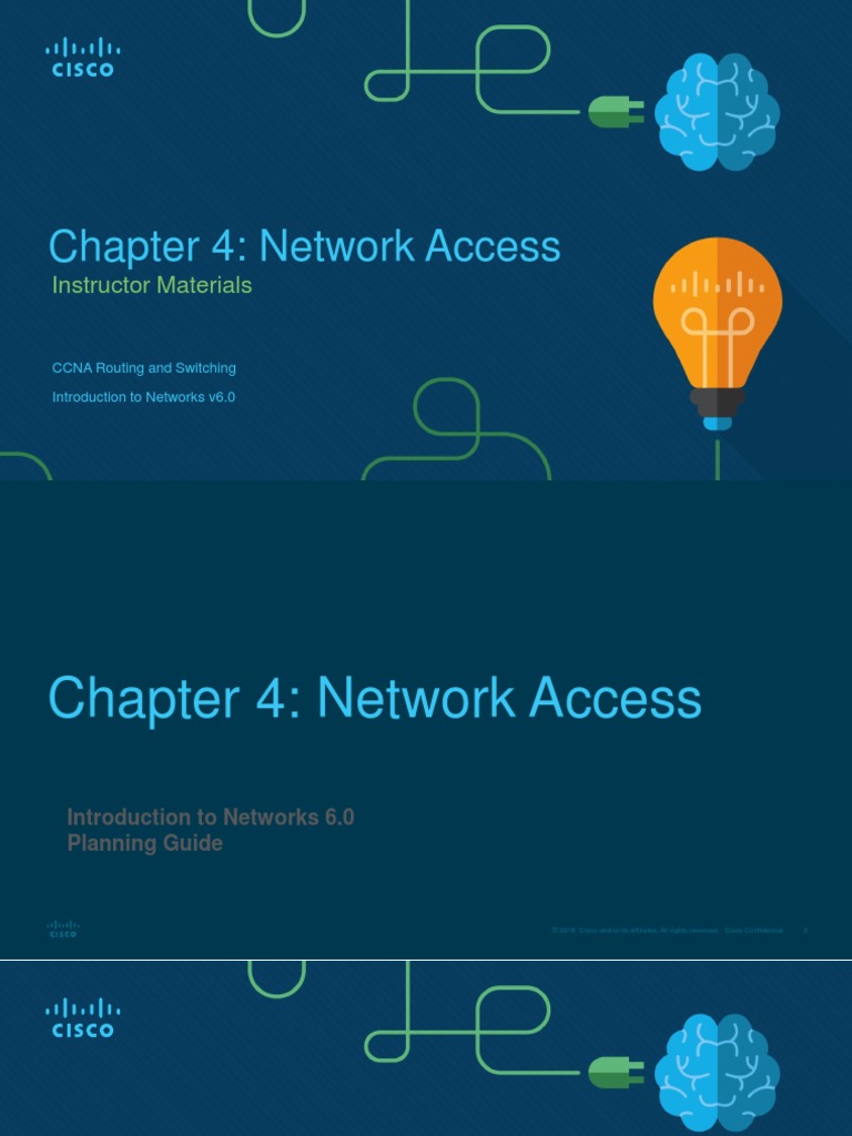 Chapter 4: Network Access: Instructor Materials | PDF | Network ...