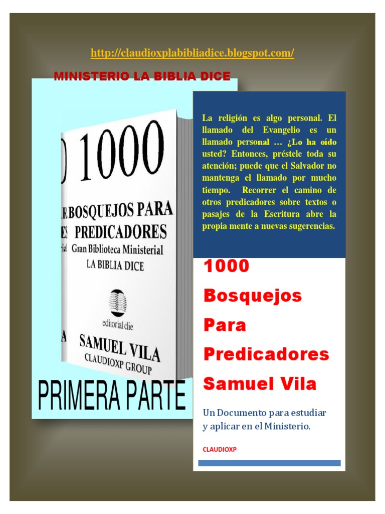 Extracted Pages From Bosquejos-Samuel - Vila - 1 | PDF | Religión y ...