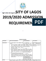2019 2020 Admission Requirements