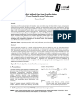 Analisis Aplikasi Algoritma Genetika Dalam Proses Desain Struktur Perkerasan