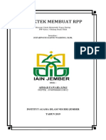 Praktek Membuat RPP Fikih 1