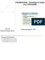 FOUNDATION - Developer's Guide (v1.2-20141028) : Product Development / TSD