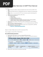 OData Service in SAP Fiori Server