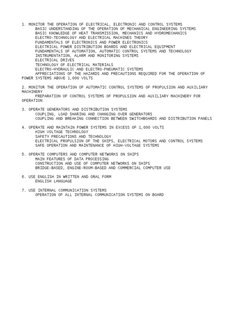 Silabus1 Electrical, Electronic and Control Engineering at The