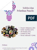 Evaluasi Sensoris-Seleksi Dan Pelatihan Panelis