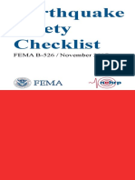 FEMA B-526 Earthquake Safety Checklist 110217 508