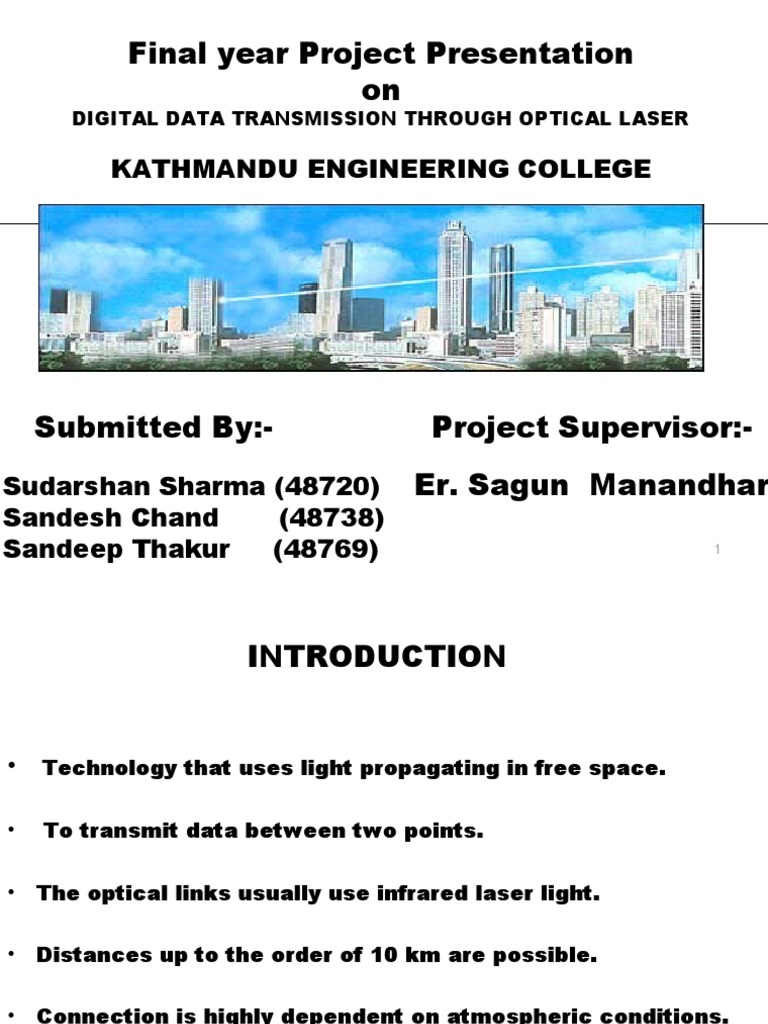 Final Year Project Presentation On: Kathmandu Engineering College | PDF ...