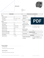 SINAMICS V20 4kW AC Drive Data Sheet