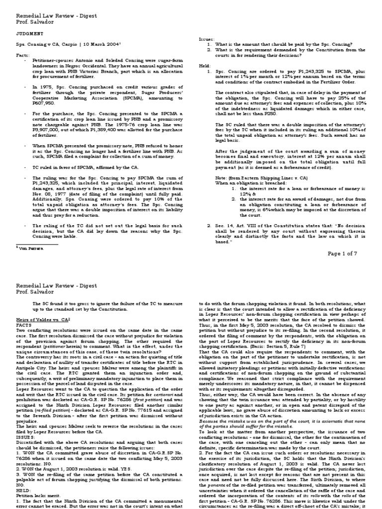 Judgment To Motion For Reconsideration PDF Judgment (Law) Appeal