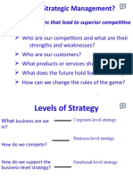 What Is Strategic Management