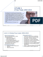 Maritime Lecture 1: Unit 1.5 Global Free Trade 1950-2015