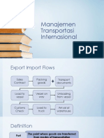 Managing International Transportation Flows