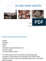 Meat, Fish and Dairy Wastes