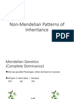 Non-Mendelian Patterns of Inheritance