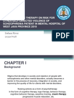 Effect of Music Therapy On Risk For Other/Self-Directed Violence of Schizophrenia Patient in Mental Hospital of West Java Province 2019