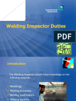ARAMCO-Welding Inspector Duties