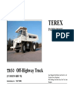 TEREX PARTS BOOK FOR TR50 OFF-HIGHWAY TRUCK (CUMMINS QSX 15