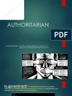 Authoritarian