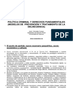 Política Criminal y Derechos Fundamentales