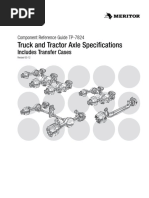Meritor Serie 160 164 | PDF | Axle | Gear