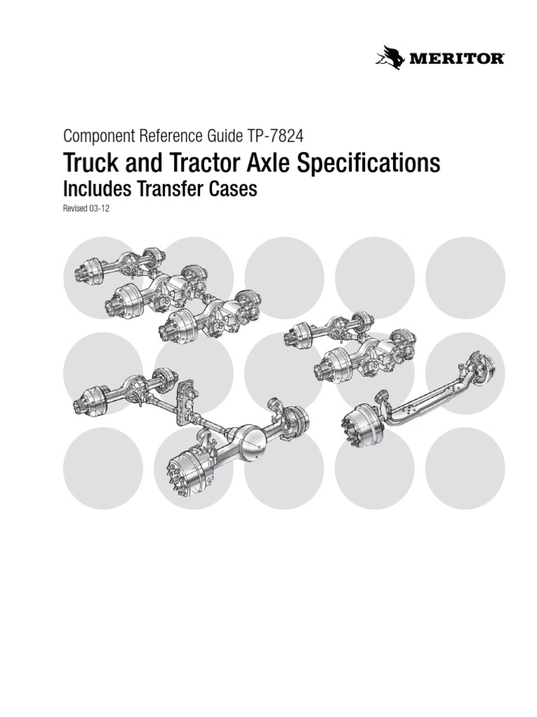 Ejes Meritor PDF PDF Axle Brake