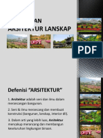 LANSKAP ARSITEKTUR