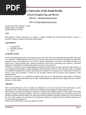 Lab report