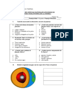 Prueba de Estructura de La Tierra