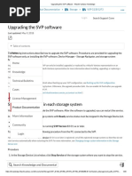 Upgrading The Storage Management, SVP Software, and Storage System Firmware