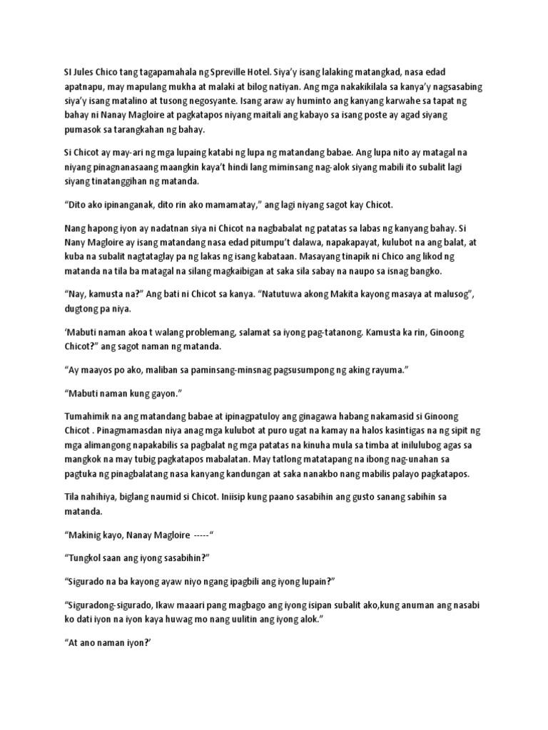 Ang Munting Bariles Men | PDF