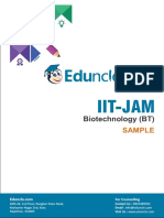 Iit-Jam: Biotechnology (BT)