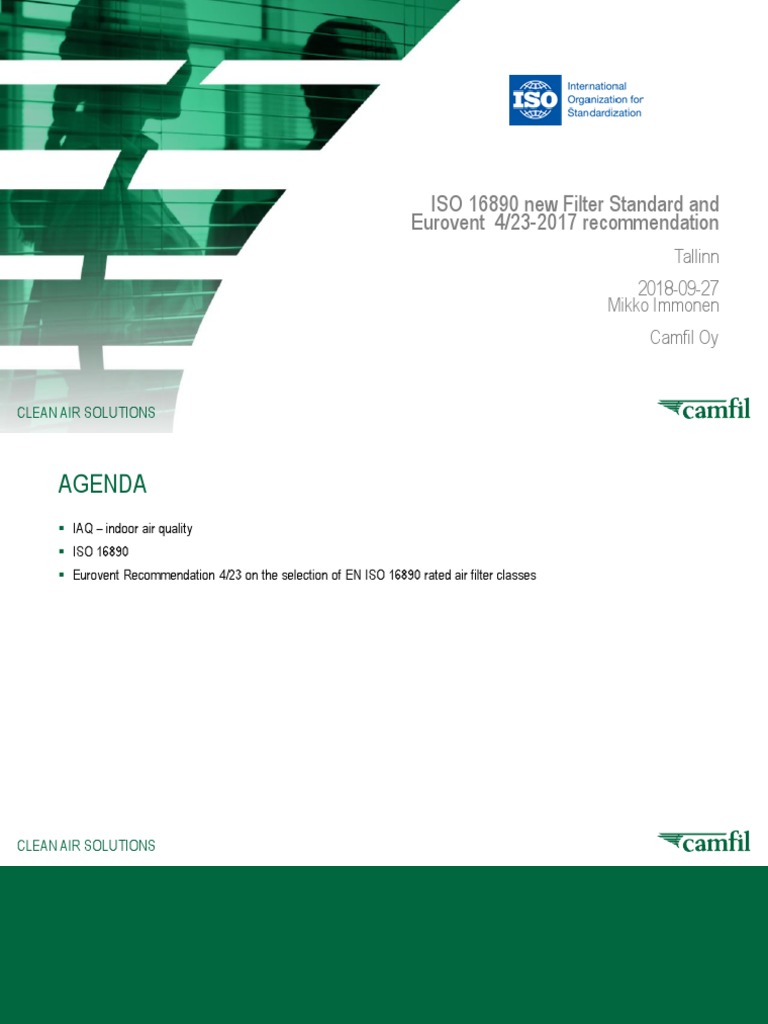 ISO 16890 Air Filter Standards Explained | PDF | Particulates | Air ...