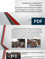 Analyze Community Development Efforts in The Philippines and Other Countries