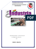 La Industria en Bolivia