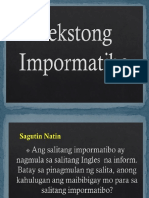 Tekstong Impormatibo