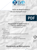 Manipulação de Medicamentos e Cálculos Farmacêuticos