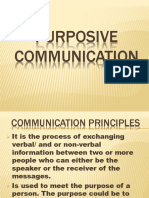 Purposive Communication