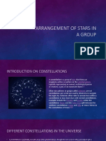 Arrangement of Stars in A Group