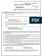 Comparação entre a vida de crianças com e sem acesso a escola e casa