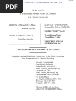 Mitchell Lezmond Motion To Stay Execution