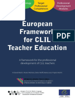 European Framework for Clil Teacher Education