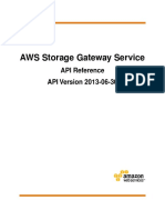 AWS Storage Gateway-API