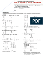 Matematika X TKJ, RPL - (Soal Ujian Uas Semester Genap)