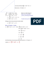 Tentukan Solusi Umum Dari Persamaan Diferensial Dydx