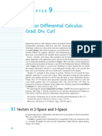 Vector Differential Calculus. Grad, Div, Curl: Vectors in 2-Space and 3-Space