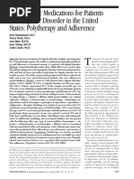 Psychotropic Medications for Patients With Biploar Disorder in the United States - Polytherapy and Adherence