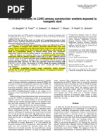 1. Increased Mortality in COPD Among Construction Workers Exposed To